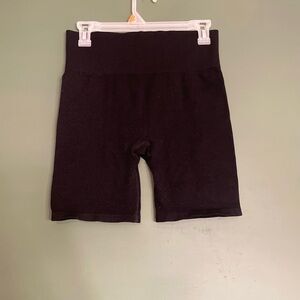 New Balance Black Bike Shorts High-Rise Stretchy Fit